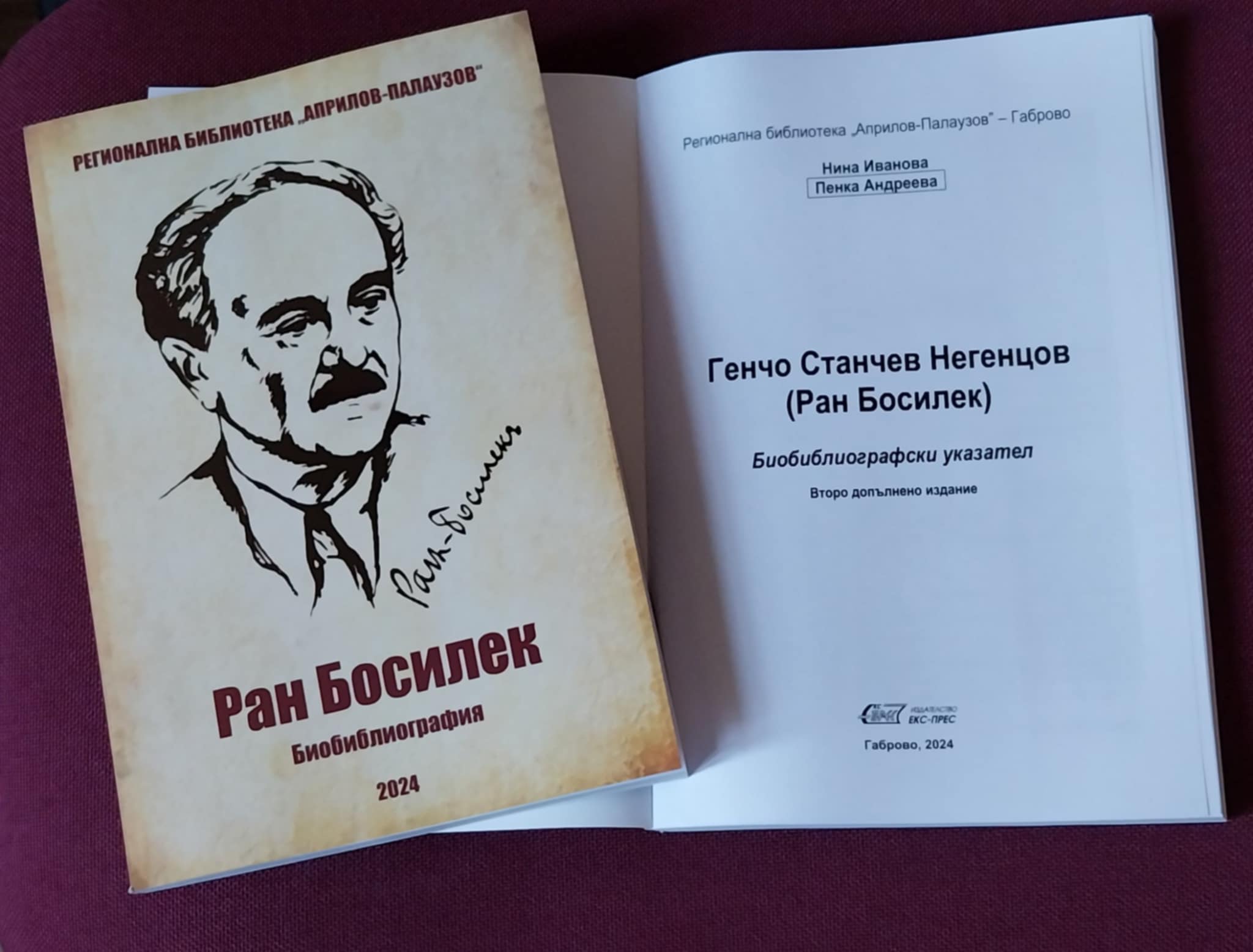 Снимка на библиографския указател за Ран Босилек